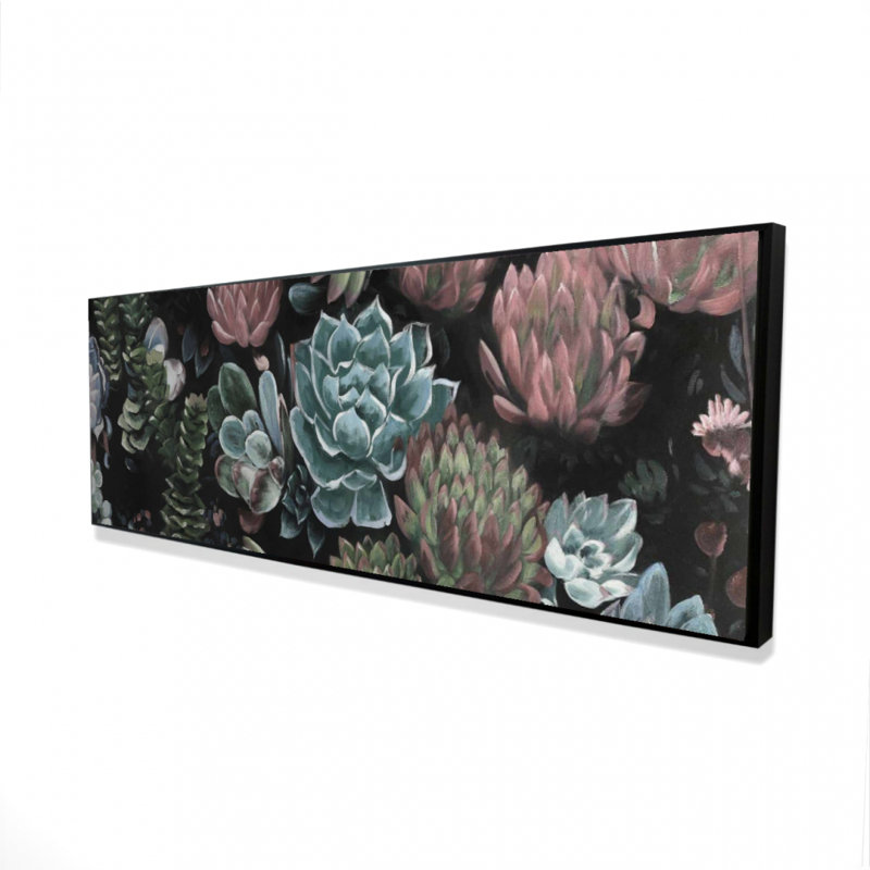 «Succulent Set» sur toile