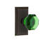 Studio Plate with Waldorf Emerald Door Knob-571452633