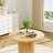 Pedestal Elegant Wood Texture Round Dining Table-483467932-483468001