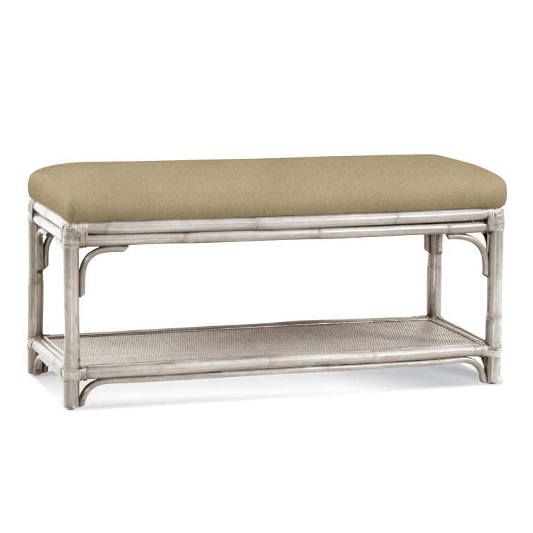 Banc de rangement en osier Summer Retreat