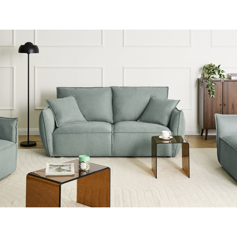 Stilla 3 Seater Sofa, Light Green