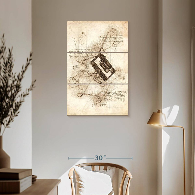 Abarca Cassette Tape, 57'' H x 36'' W