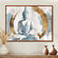 «Gray and Gold Golden Buddha Reflection II - Buddhism», reproduction d'art murale-788360904-545440571