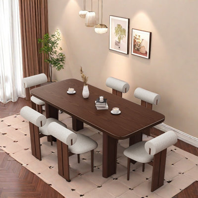 Solid Wood Ash Vintage Dining Table Sets.