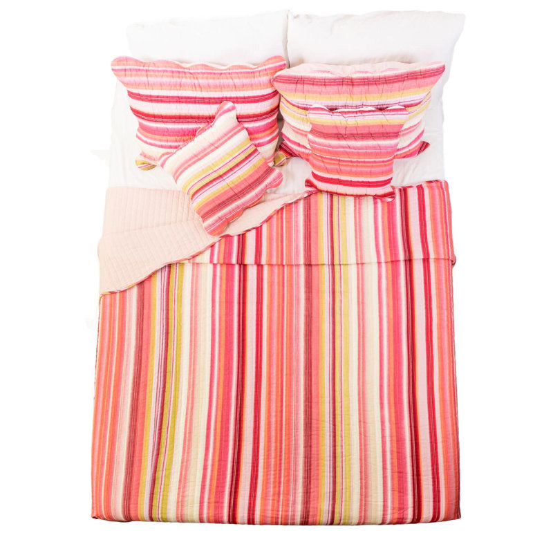Modern & Contemporary Striped Quilt, Queen