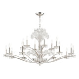 Beaumont 20 Light Chandelier - Clear Glass