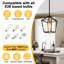 Luminaire suspendu linéaire à 1 lumière pour îlot de cuisine Makinley Farmhouse-298663583-309605632