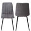 Aspen 1200mm foiled rect. table & 4 fabric chair Set-124198325-124198362