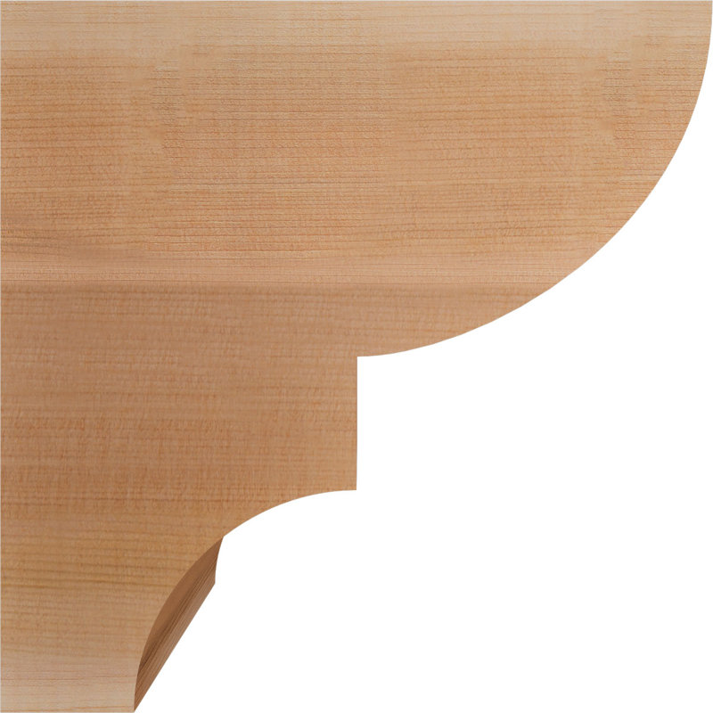 Ridgewood Corbel, 10" H x 5.5" W x 10" D, Western Red Cedar, Smooth
