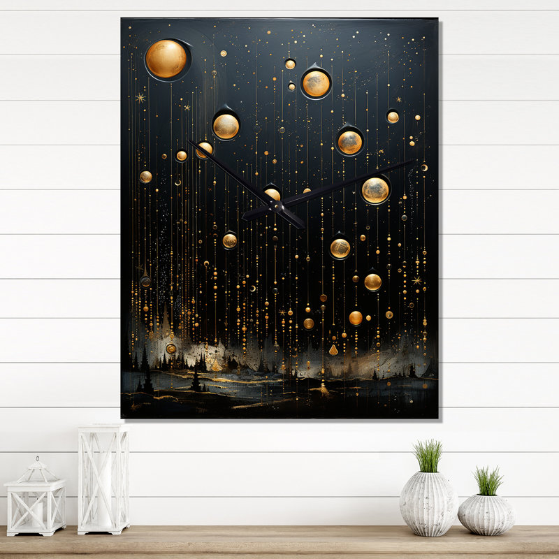 Horloge murale astrologique lunaire Phailisme I, Très grand