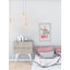 «Pink Bed Reading» - Reproduction d'art sur toile encadrée-26009708-33455706