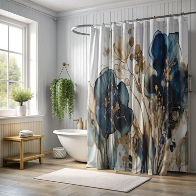Rideau de douche Floral