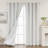 Getrude Linen Blended Max Blackout Grommet Curtain Pair-94572728-94572729