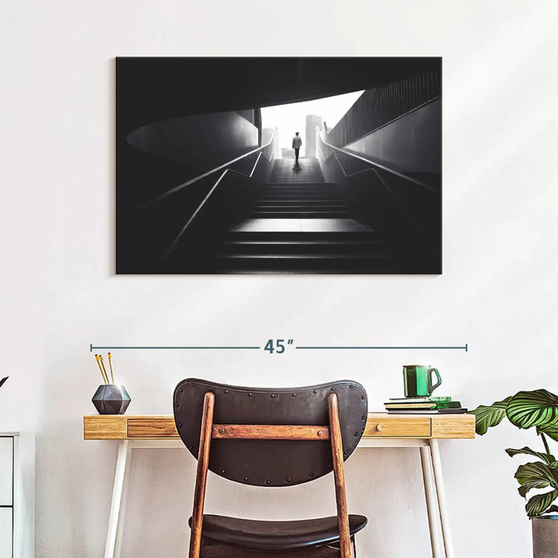 Staircase Ascent, 26" H x 39" W