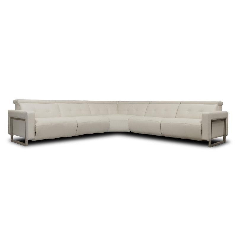 Casino Royale Upholstered Power Reclining Sectional Symmetrical