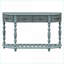 U_STYLE Table basse incurvée pour couloir & amp; Salon - Panneau de fibres à densité moyenne et amp; Bois massif, 4 tiroirs, 1 tablette, rangement facile à assembler