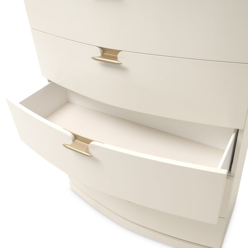 La Terrazza 5-Drawer Chest - Creamy Pearl