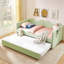 Lits avec rangement, lit de jour extensible en bois et bois aggloméré pour petites pièces