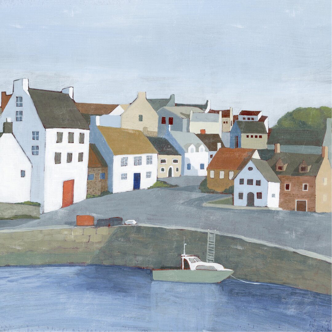 Leinwandbild Old Coast Town II von Grace Popp