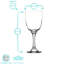 Argon Tableware - Campana Red Wine Glasses - 365ml - Clear-55599097
