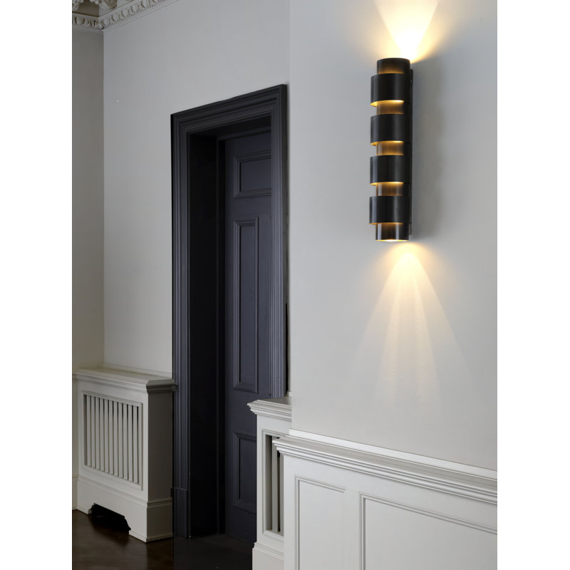 Ring 4 - Light Flush Mounted Sconce, Satin Brass