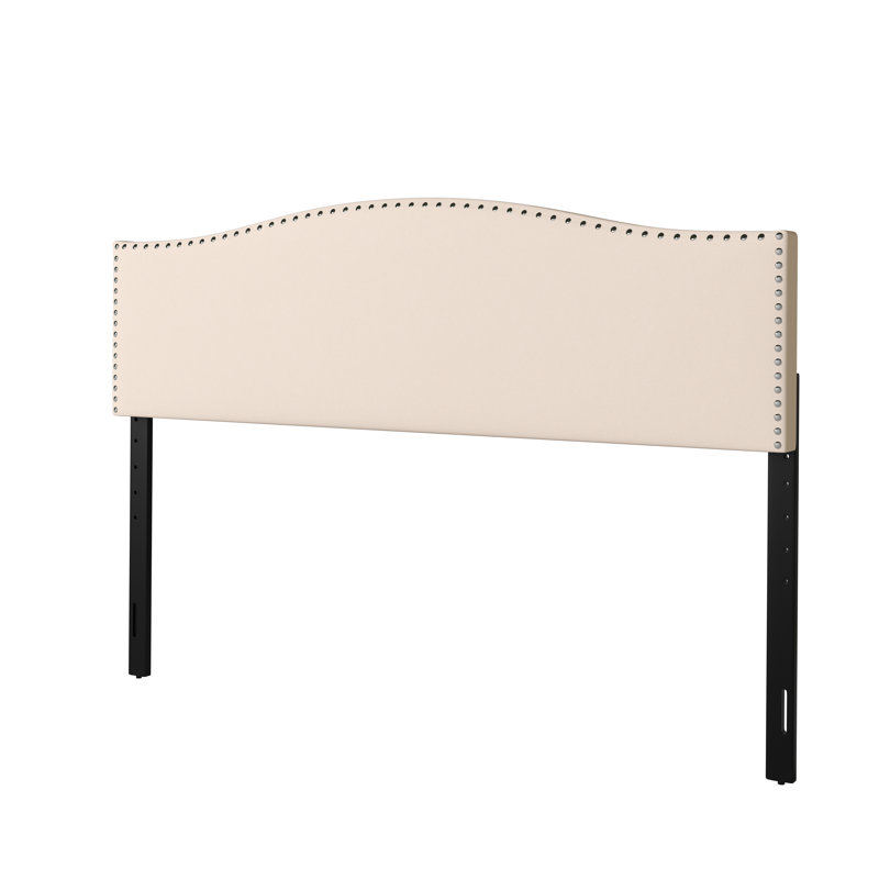 Alethea Upholstered Panel Headboard, King/California King, Blue