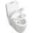 1.1/1.6 GPF Dual-Flush Elongated One-Piece Toilet with 16.14 in | Siphon Jet-124567329