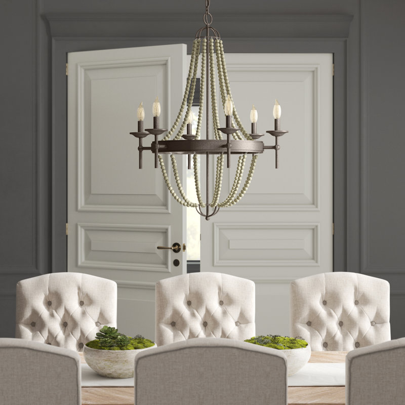 Lustre empire 6 lumières Laurelton