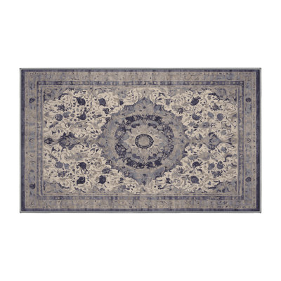 Tapis gris lavable à la machine