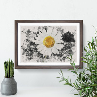 White Daisy Vol.6 - Picture Frame Graphic Art