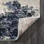 Tapis bleu délavé Abani SED170A-1381131057