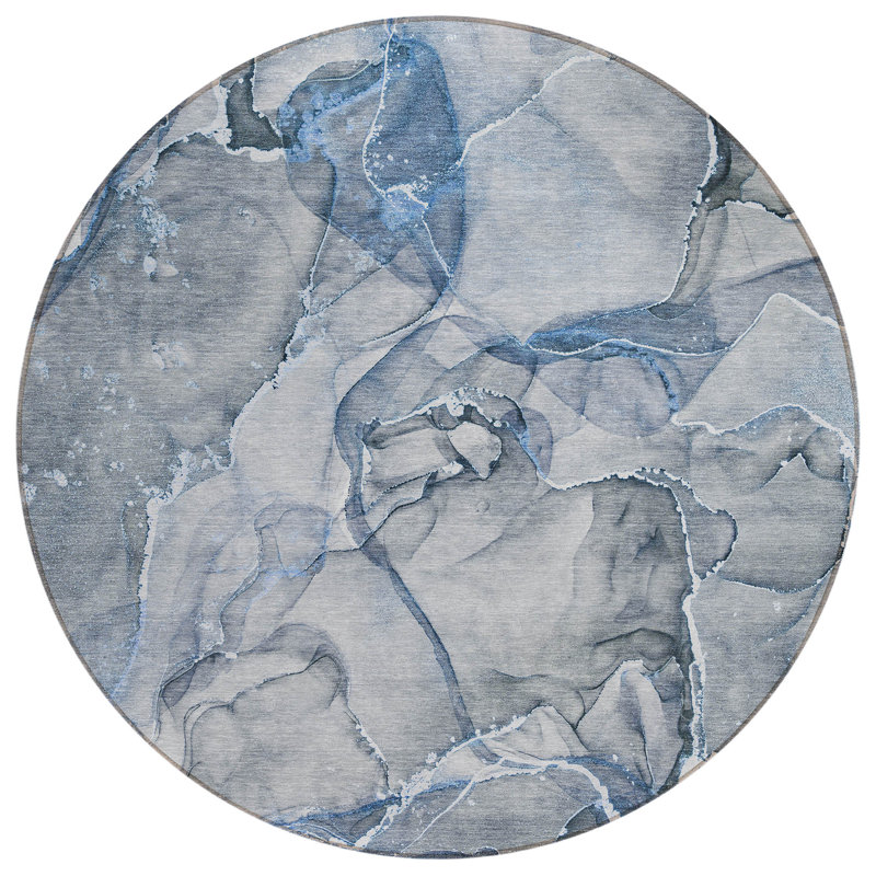 Tapis d'intérieur rond 8 po