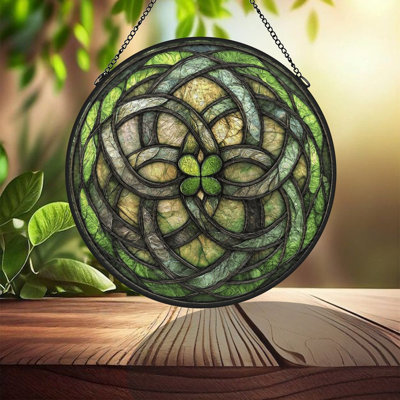 Panneaux de vitrail Celtic Knot