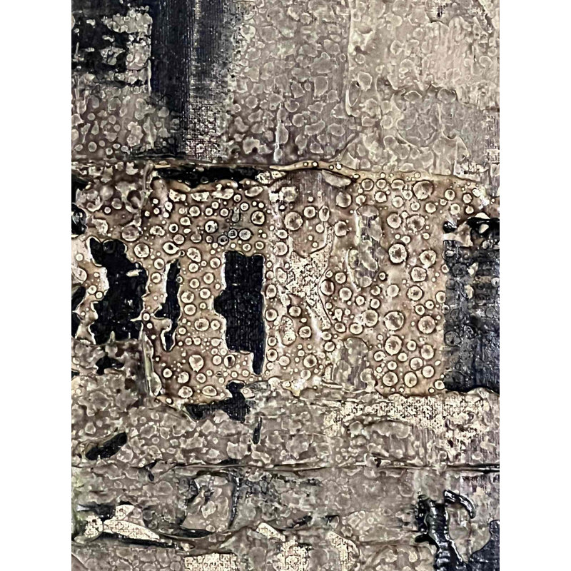 Basalt No. 1 - Original Mixed-Media Abstract Painting by J. Kent Martin