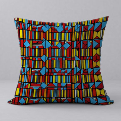 Abstract Reversible Throw Pillow