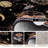 5X7 Area Rugs, Washable Vacuum-Friendly Non-Slip Rug Vintage Boho Sun And Moon Printed Pattern Low Pile Carpet For Living Room Bedroom Dining Room Hallway Entryway,Black Gold Beige Red-949478554-949478552