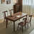 Durable table set of solid wood-111067146