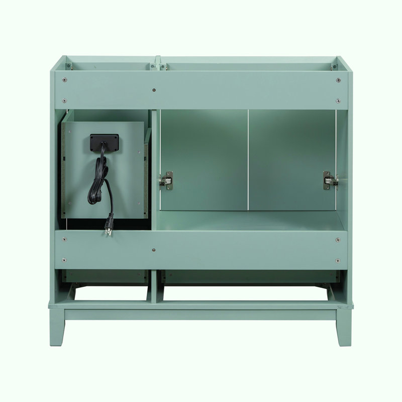 Meuble-lavabo 36 po sans lavabo, Vert