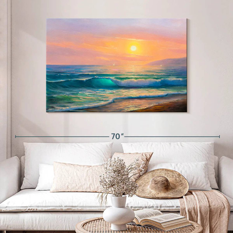 Alvord, soleil sur la mer, peinture