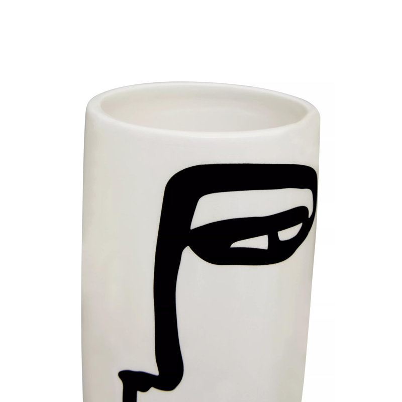 Anatilde Earthenware Table Vase, 20cm H x 10cm W x 10cm D