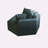 54"L Chenille Sponge single sofa-473504931