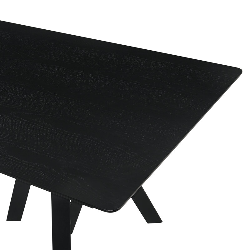 Schott 4 - Person Dining Set, Black