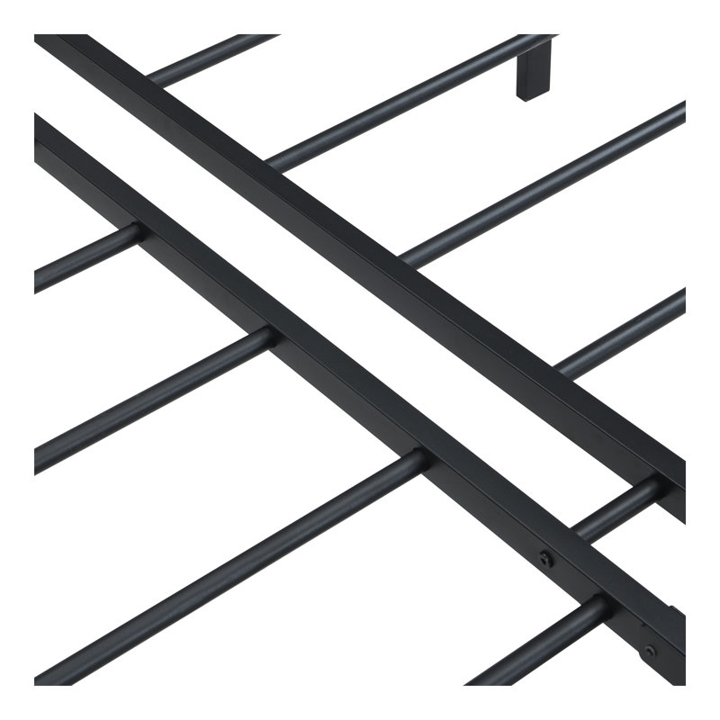 King Size Bed Frame , Heavy Duty Metal Bed Frame , Quick   Easy Assembly, Black, King