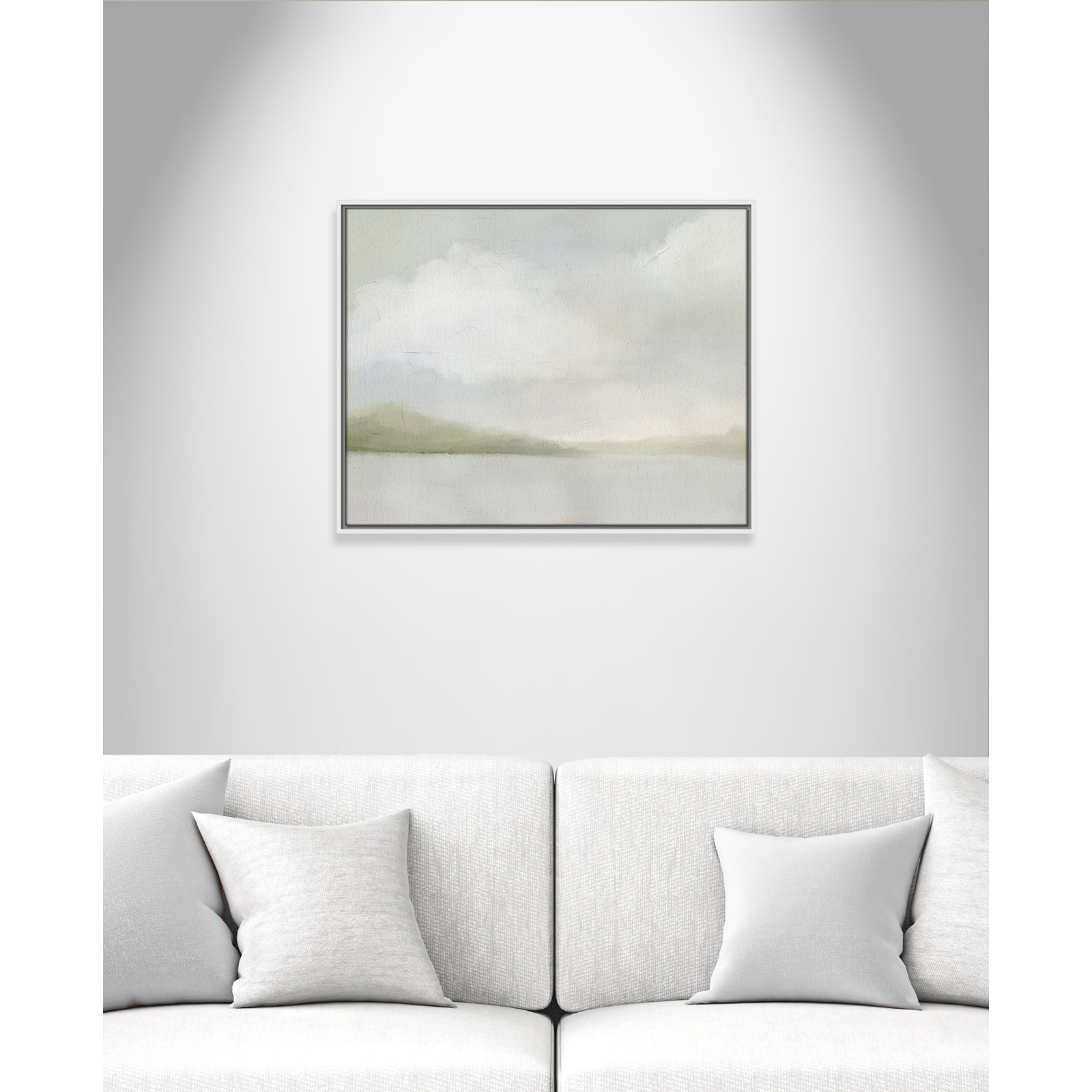 Queensland "A Tranquil Morning" Print, 23.5" H x 29.5" W, White