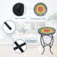 Table de bout en acier 20,86 po Nesika