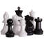 16" Giant Plastic Chess Set with Quick Fold Nylon Board