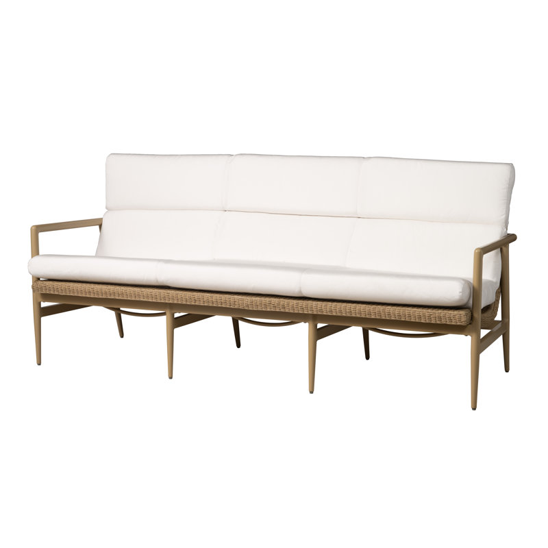 Outdoor 3 - Seat Patio Sofa, Fawn