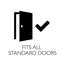Faux bouton de porte simple Cambridge-80308968