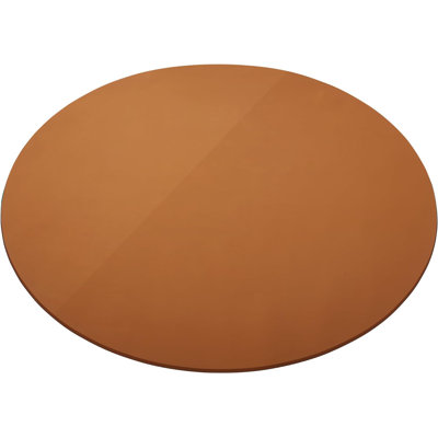 Plateau de table rond en verre trempé