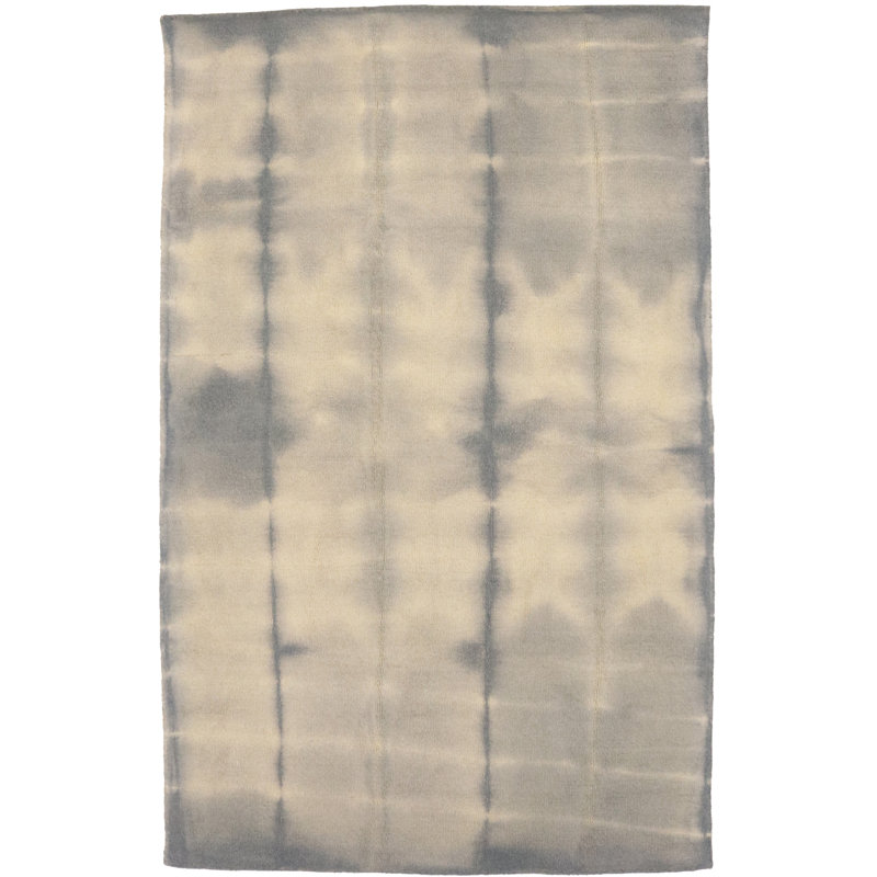 Tapis oriental gris moderne 5 x 8
